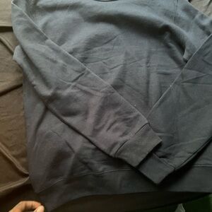 St. John's Bay Black Crewneck Sweater Soft Knit